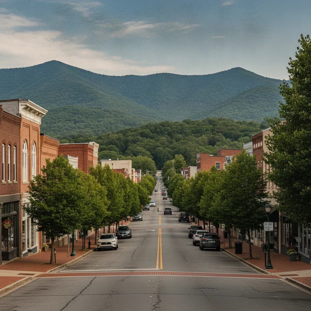 View of Morganton, NC