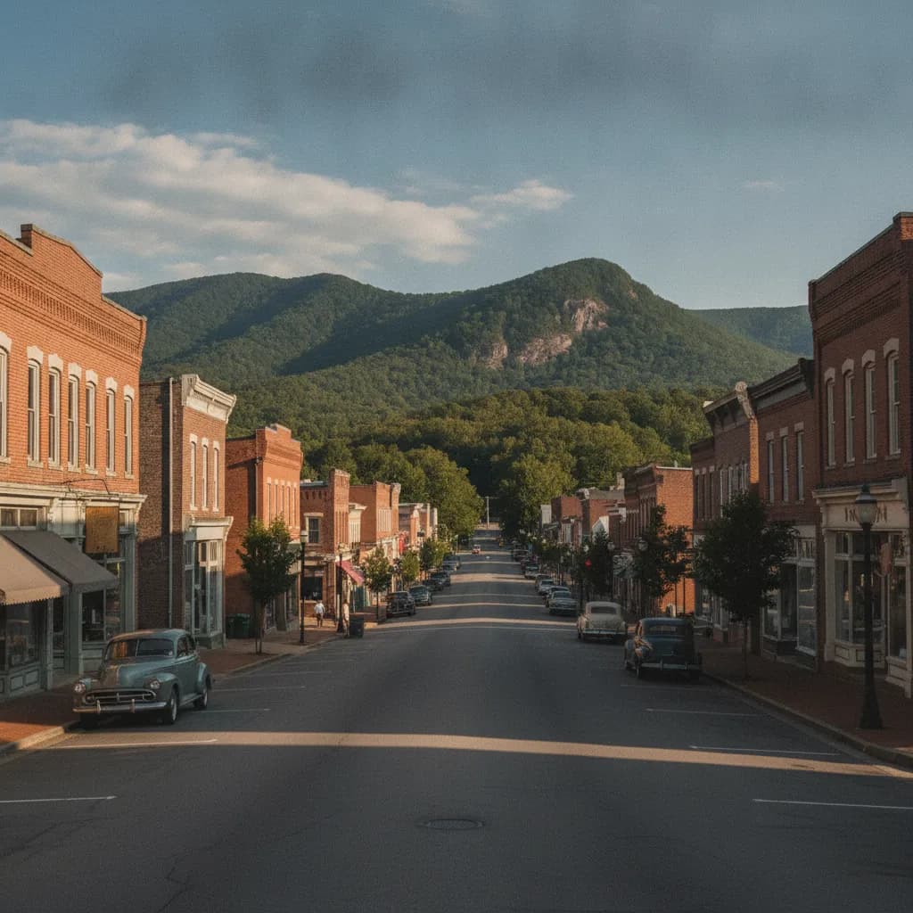 View of Mount Airy, NC