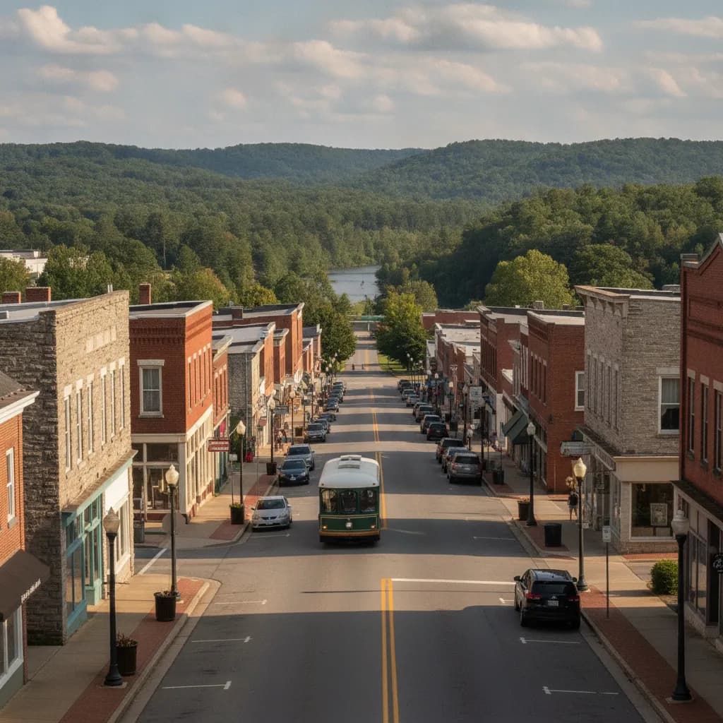 View of Mount Holly, NC