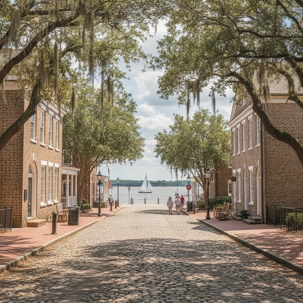 View of New Bern, NC