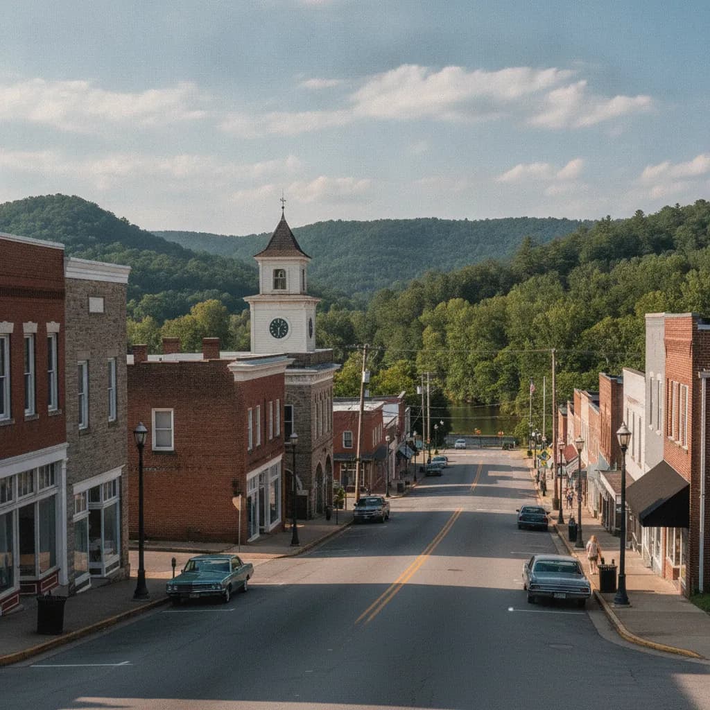 View of North Wilkesboro, NC