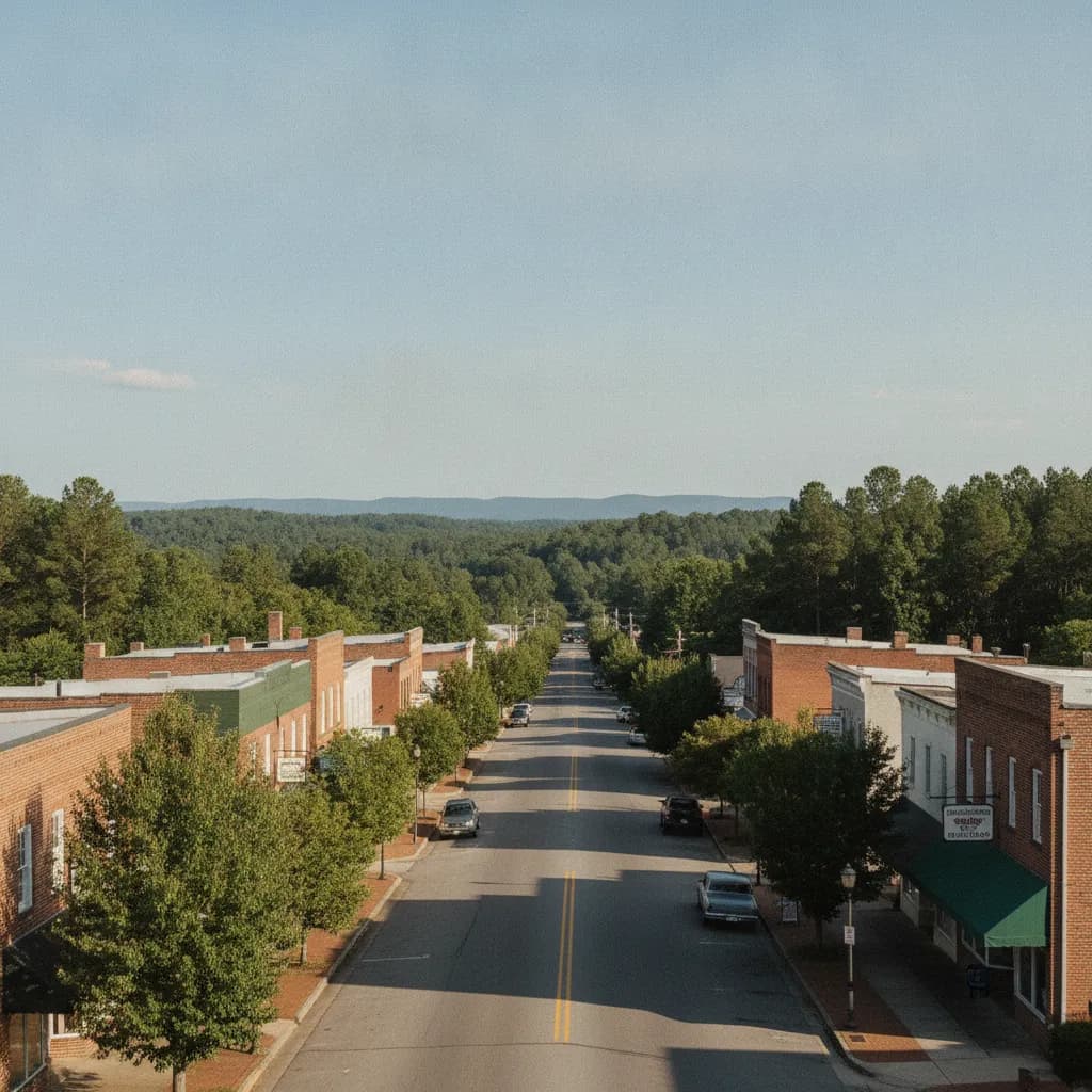 View of Piney Green, NC