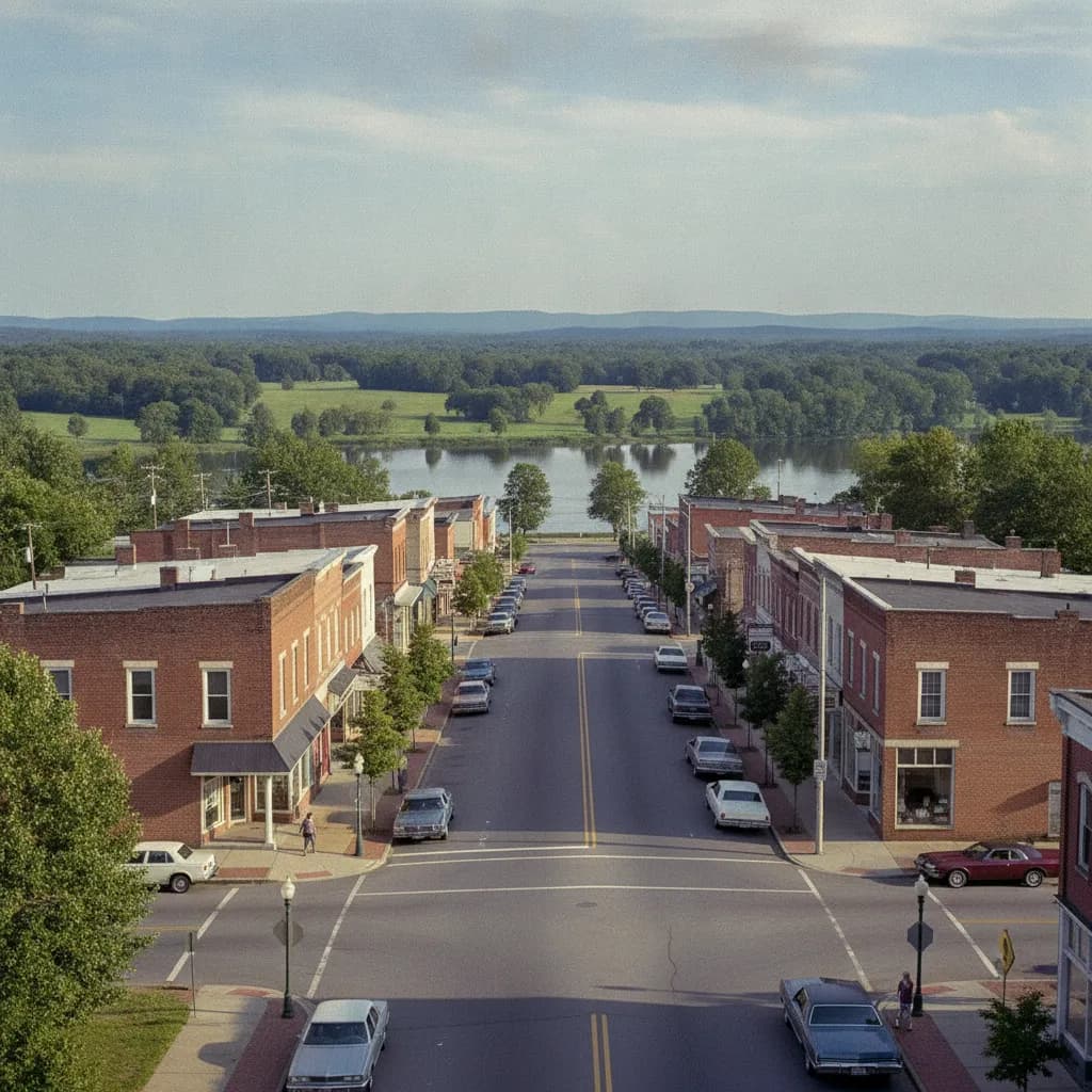View of Randleman, NC