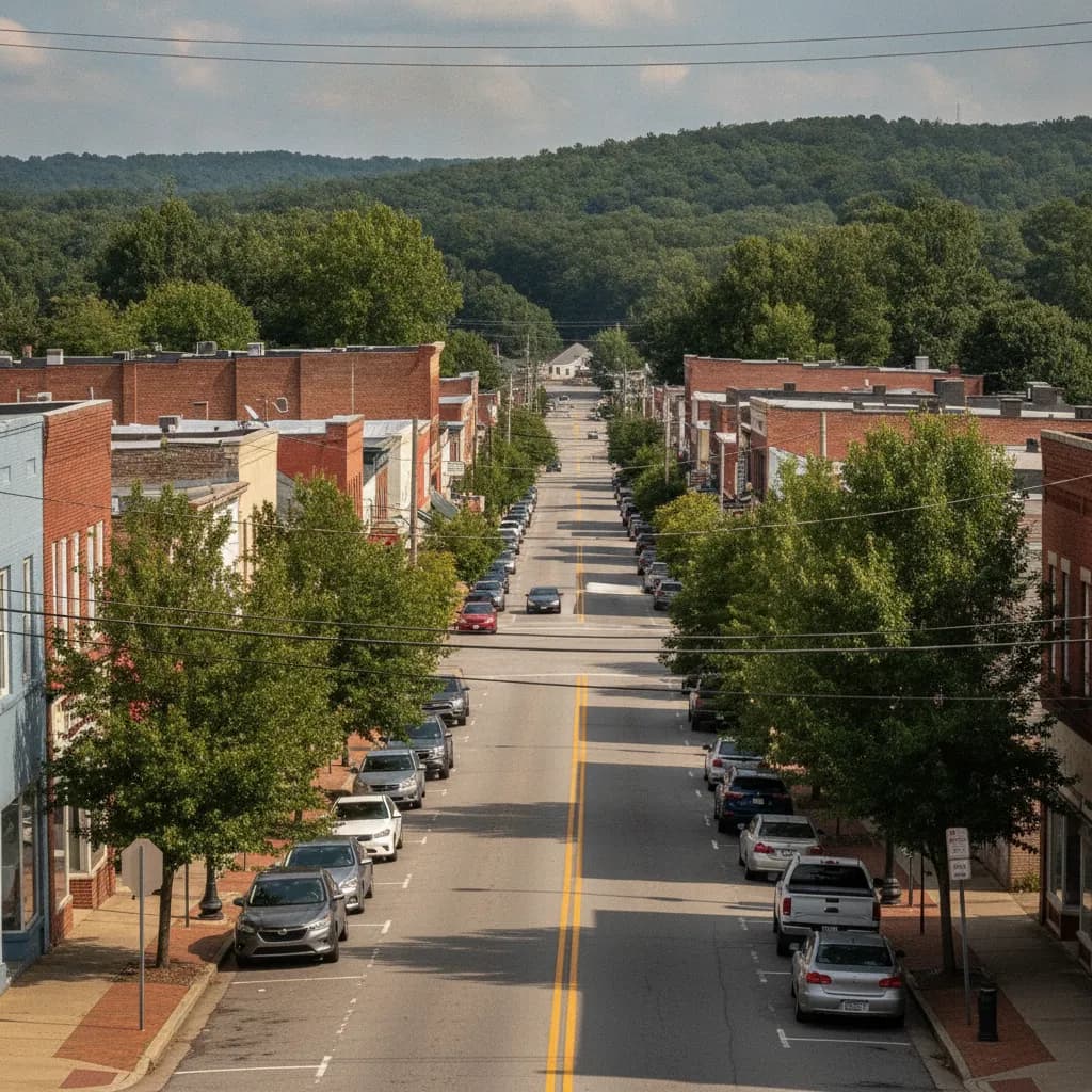 View of Roanoke Rapids, NC