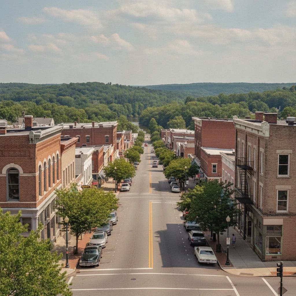 View of Rocky Mount, NC