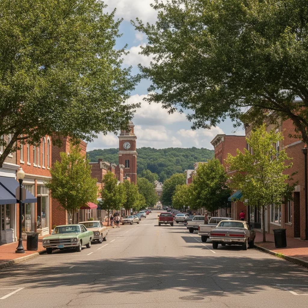 View of Sanford, NC
