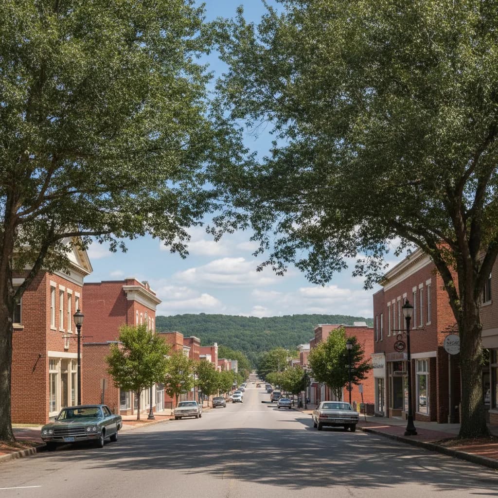 View of Thomasville, NC