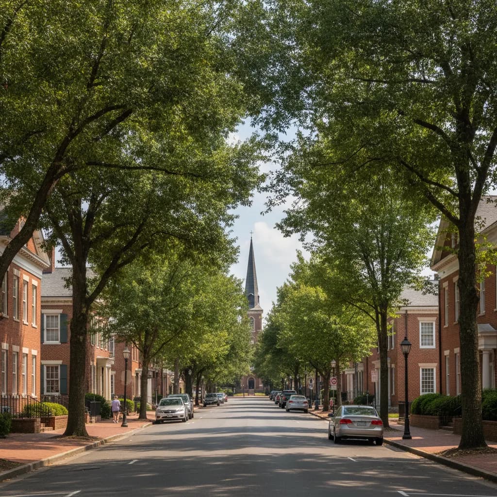 View of Wake Forest, NC