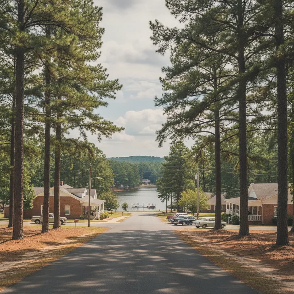 View of Whispering Pines, NC