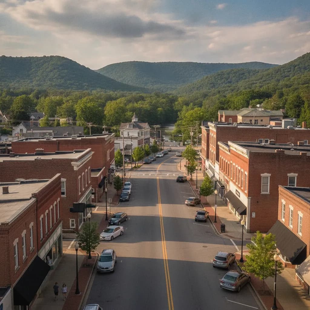 View of Wilkesboro, NC