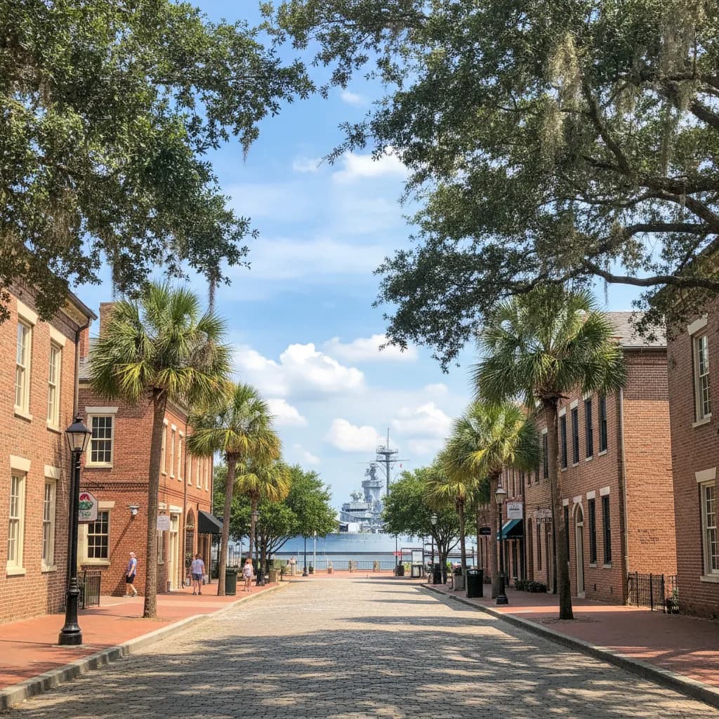 View of Wilmington, NC