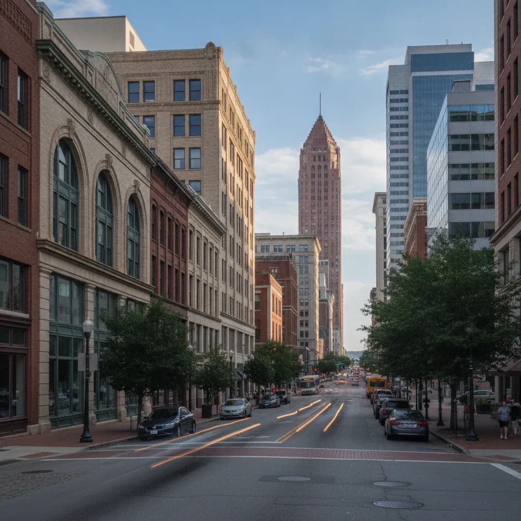 View of Winston-Salem, NC