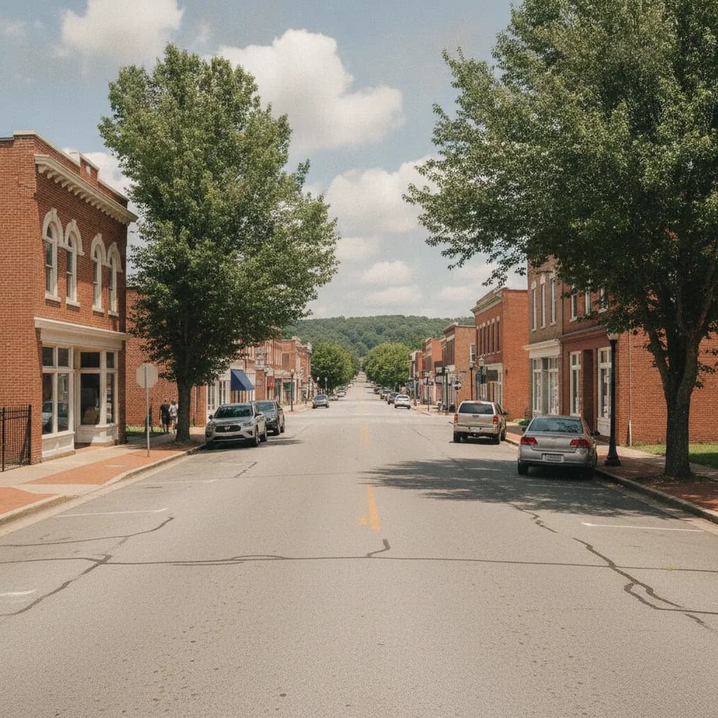 View of Zebulon, NC