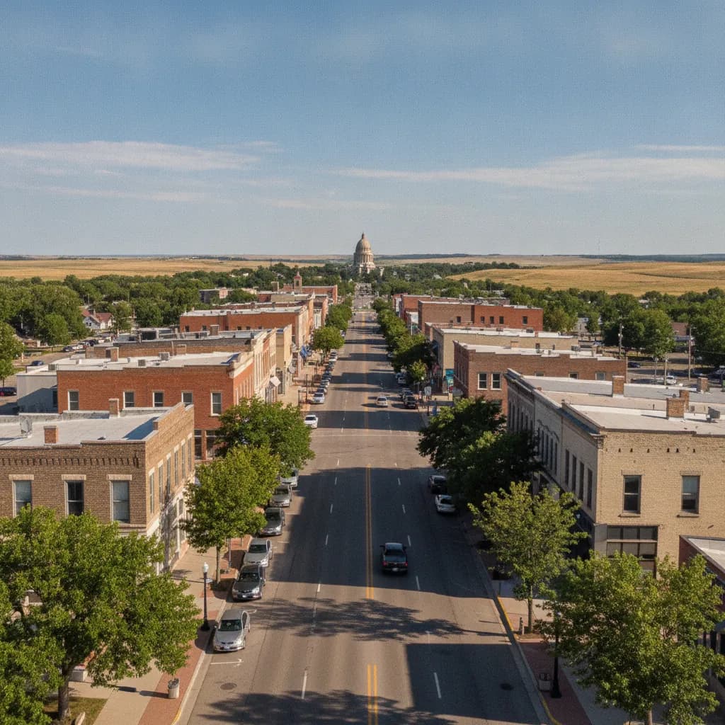 View of Bismarck, ND