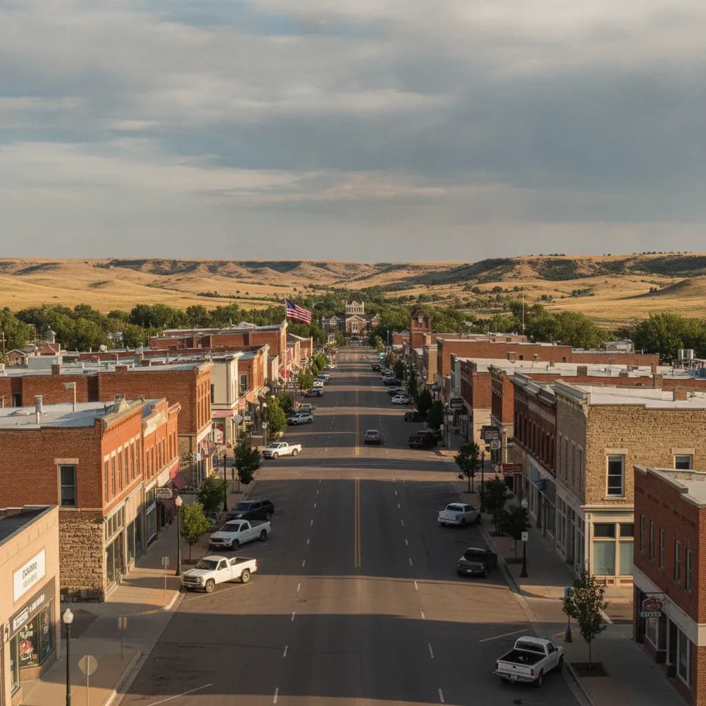View of Dickinson, ND