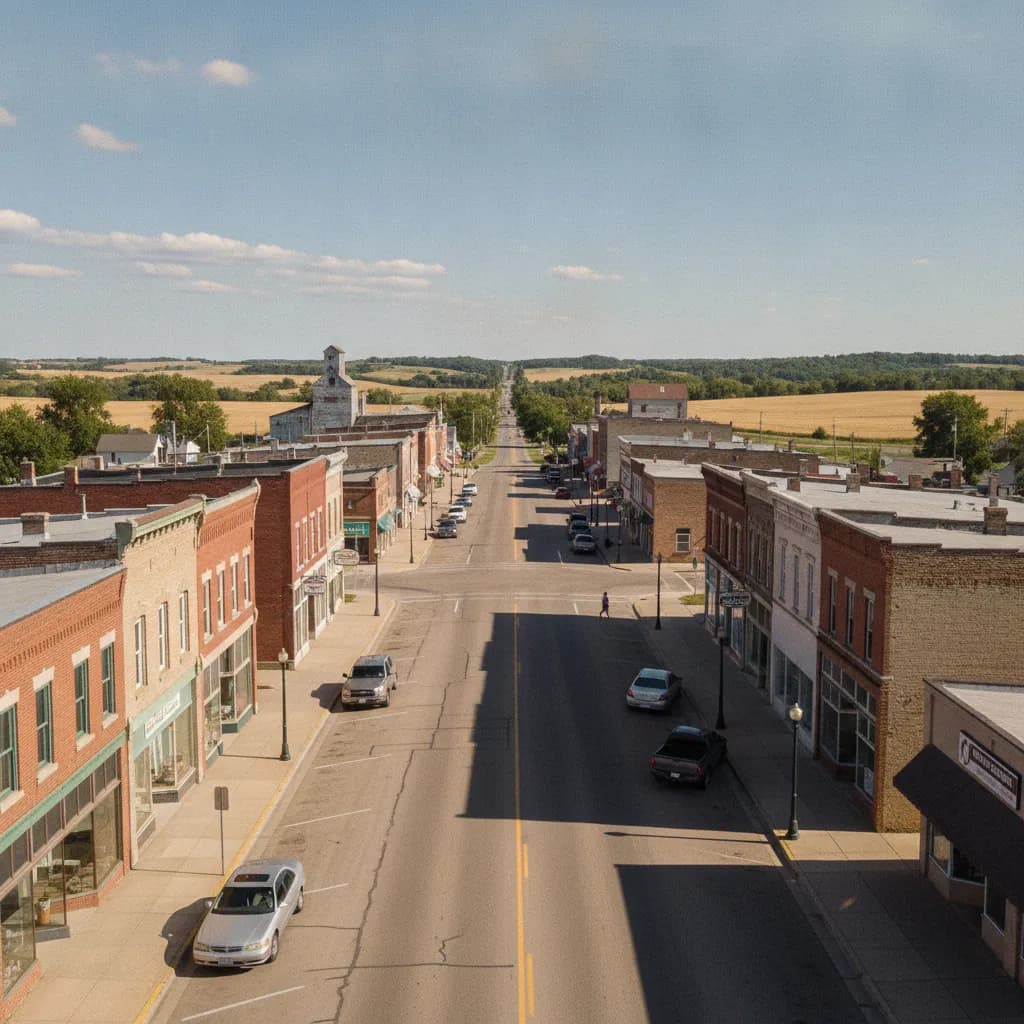 View of Grafton, ND