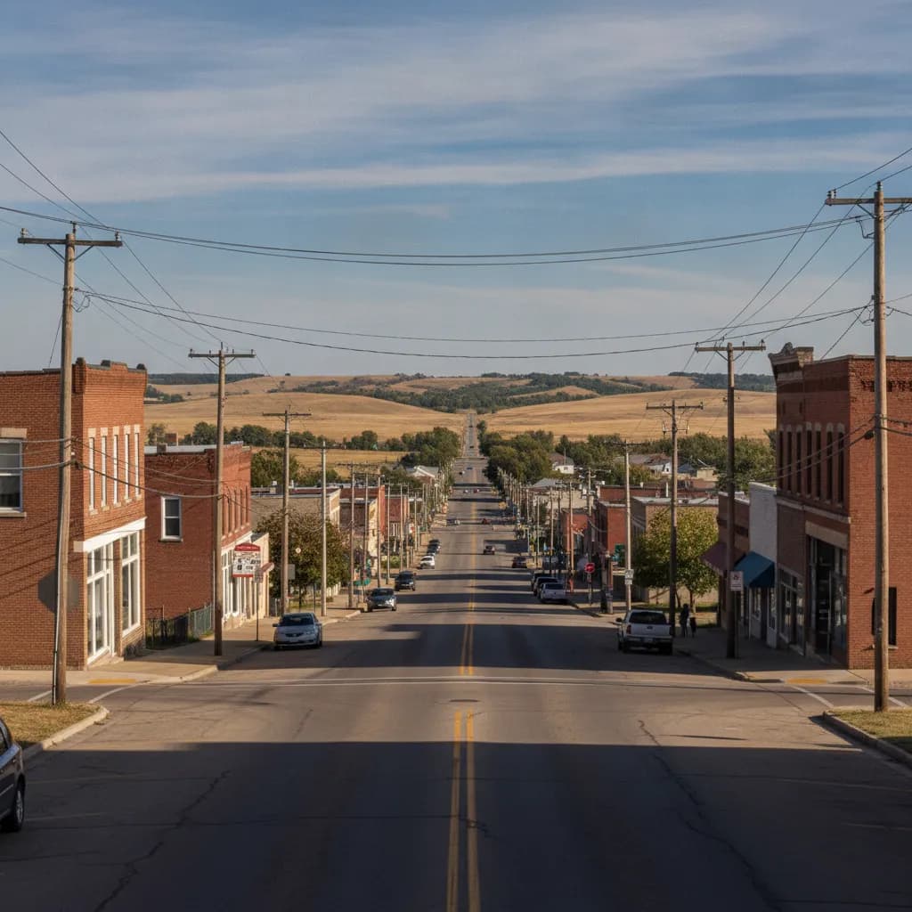 View of Jamestown, ND
