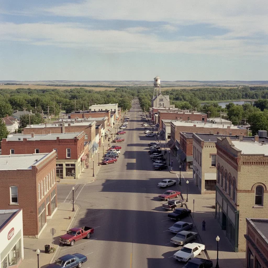 View of Minot, ND