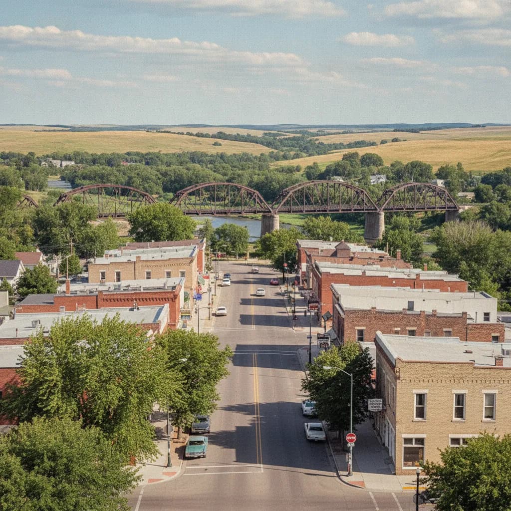 View of Valley City, ND
