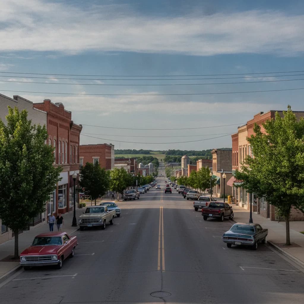 View of Blair, NE