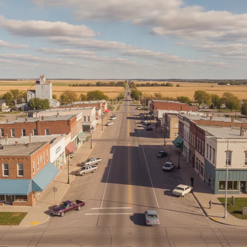 View of Cozad, NE