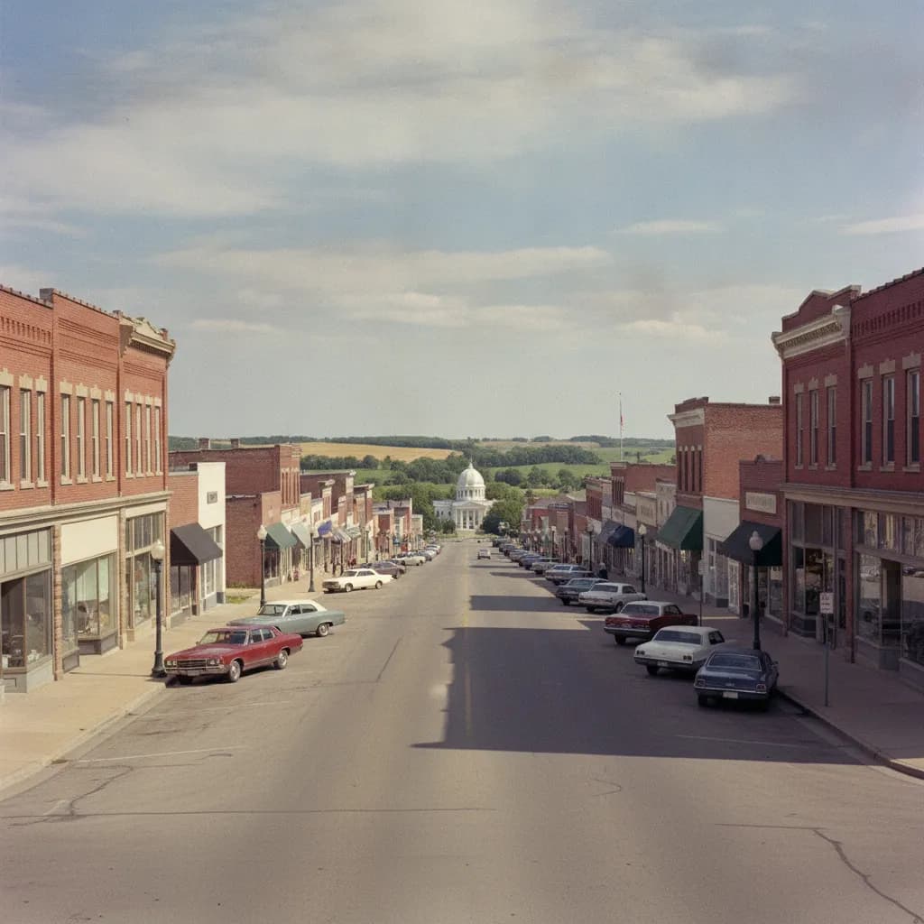 View of Crete, NE