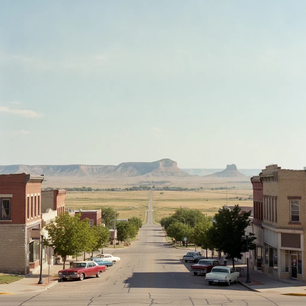 View of Gering, NE