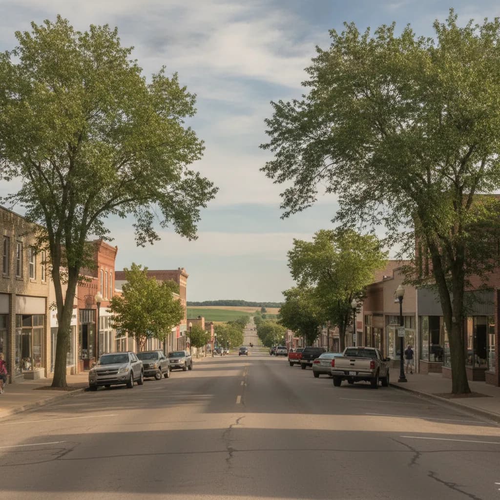 View of Hastings, NE