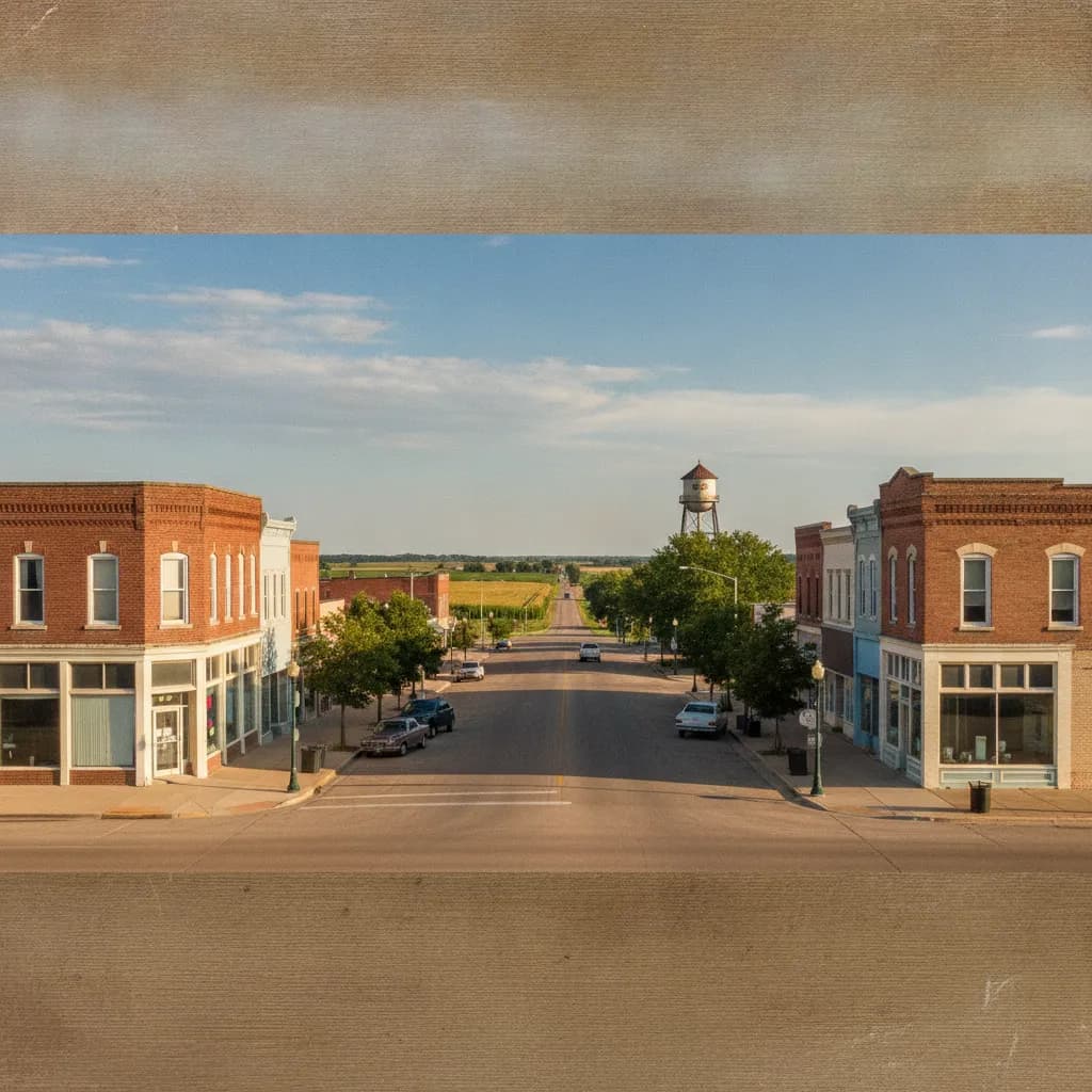 View of Holdrege, NE