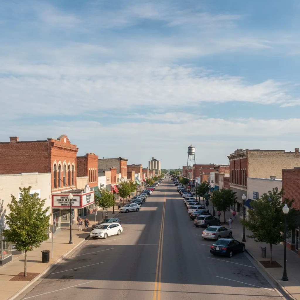 View of Kearney, NE