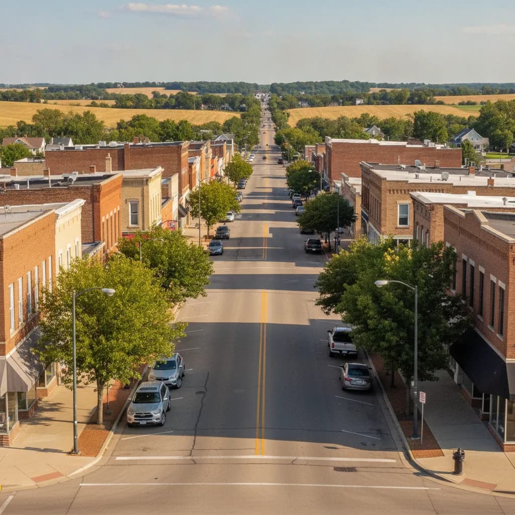 View of Norfolk, NE