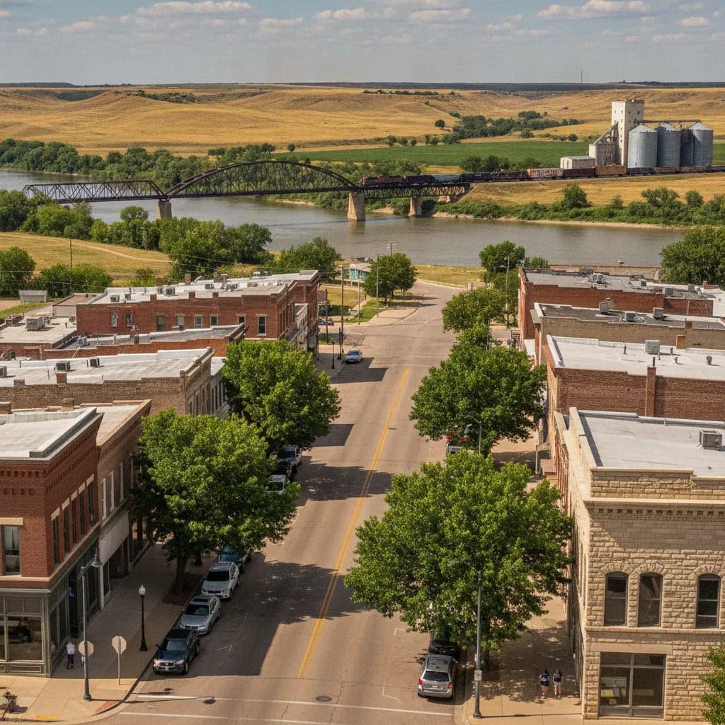 View of North Platte, NE