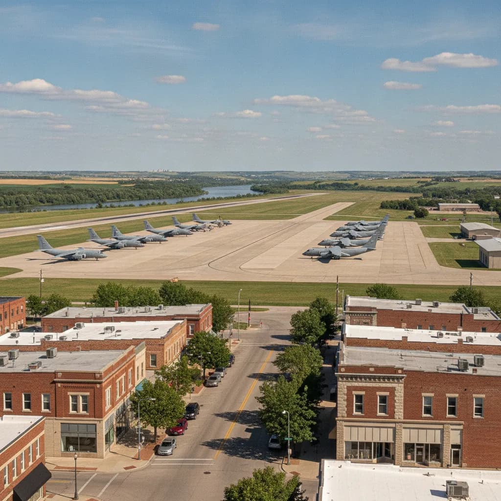 View of Offutt AFB, NE