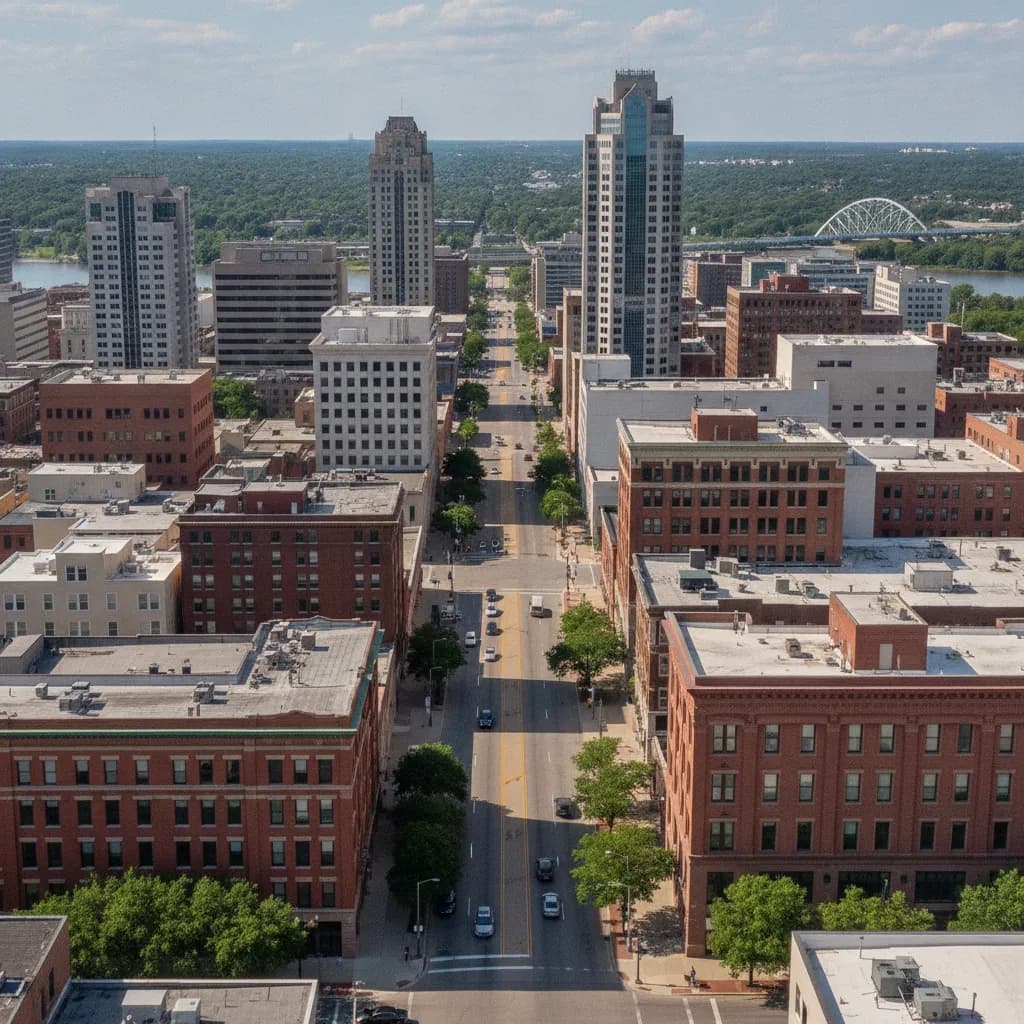 View of Omaha, NE