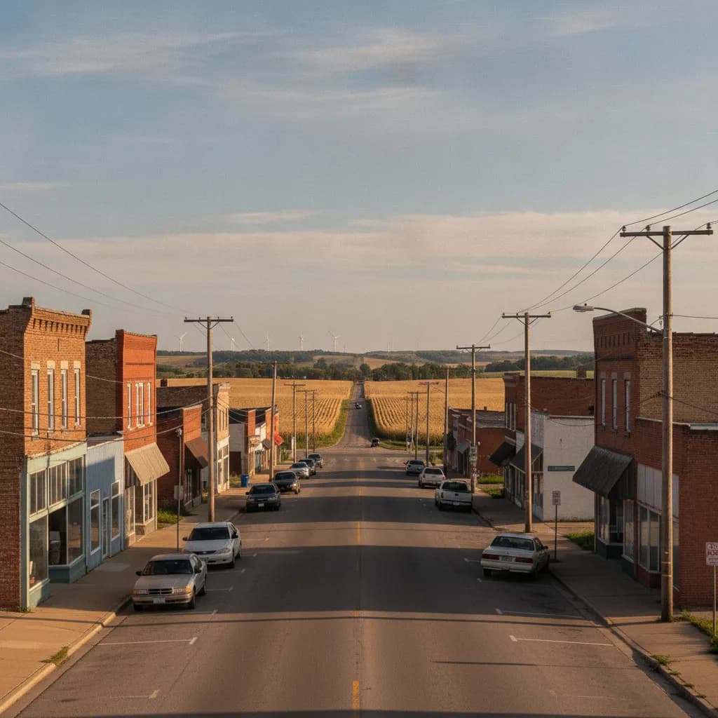 View of Schuyler, NE