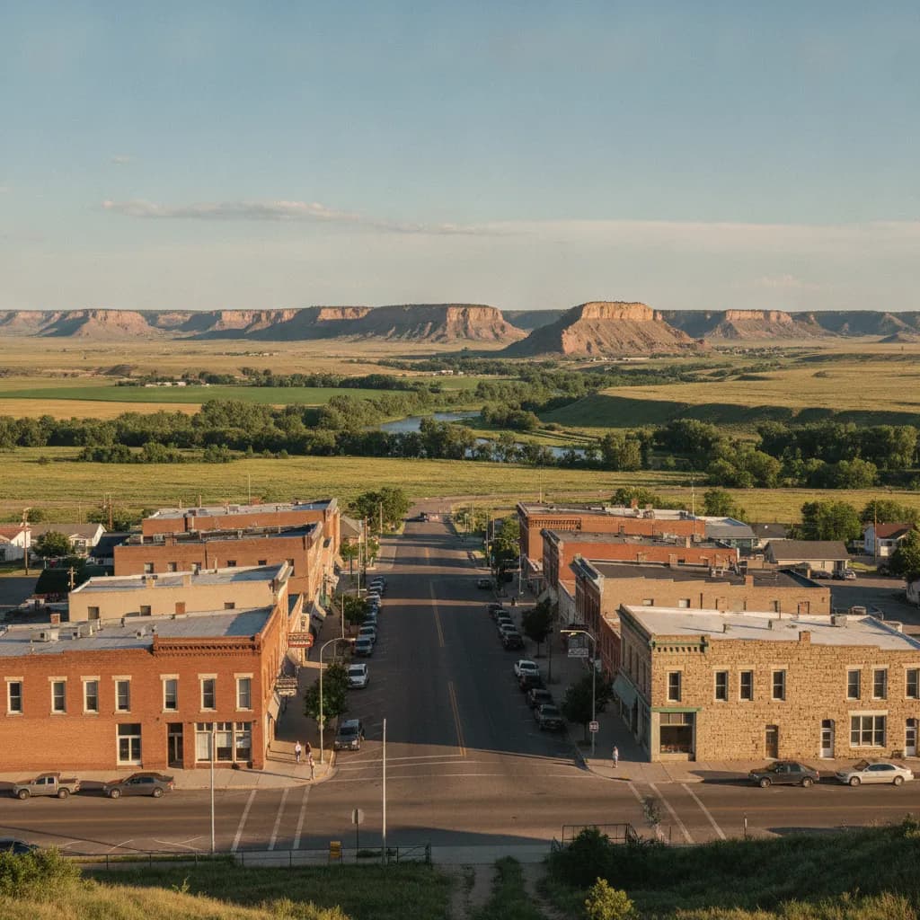 View of Scottsbluff, NE