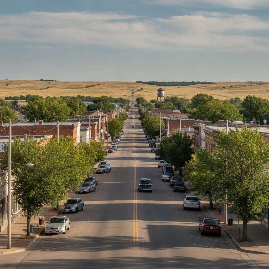 View of Sidney, NE