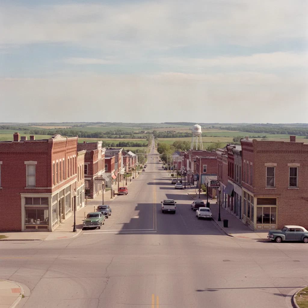 View of Wahoo, NE