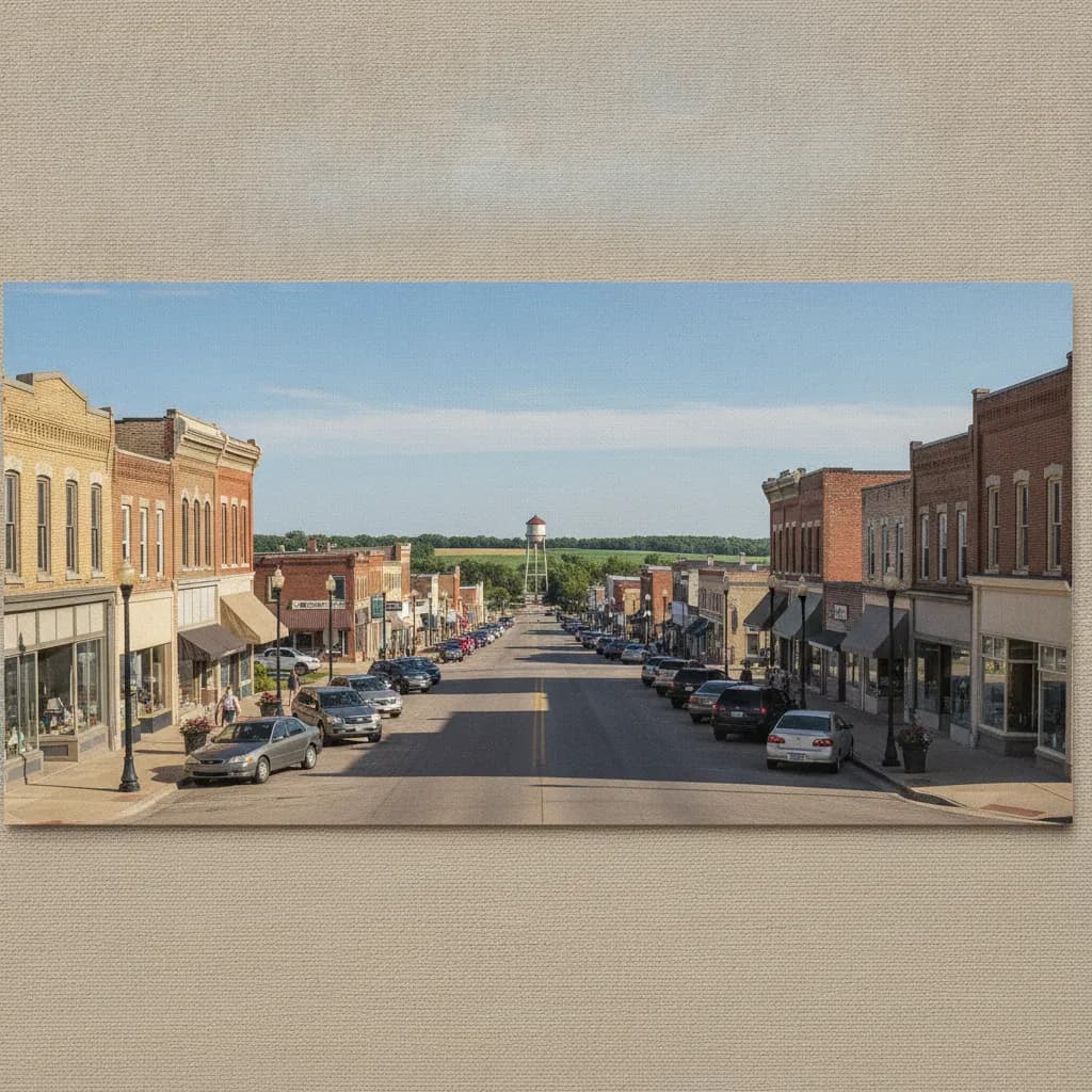 View of Wayne, NE