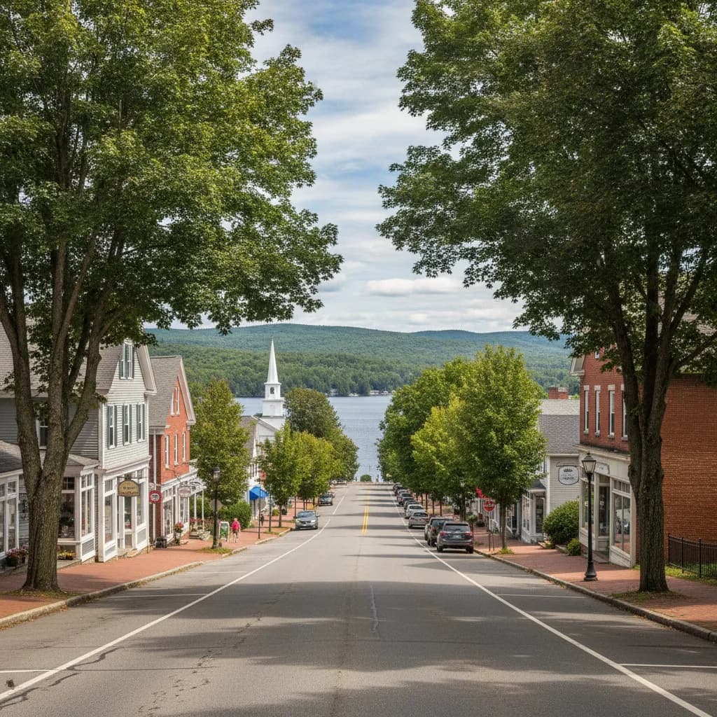 View of Alton, NH