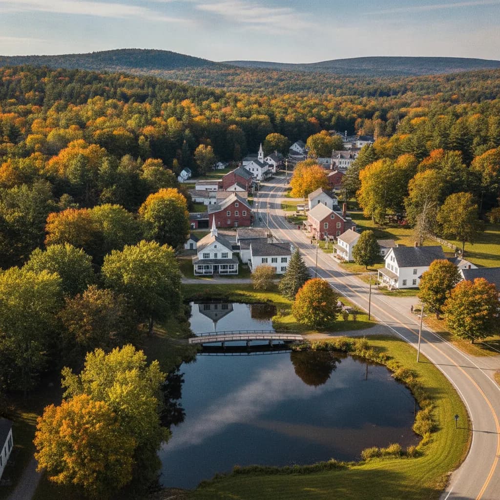 View of Barnstead, NH
