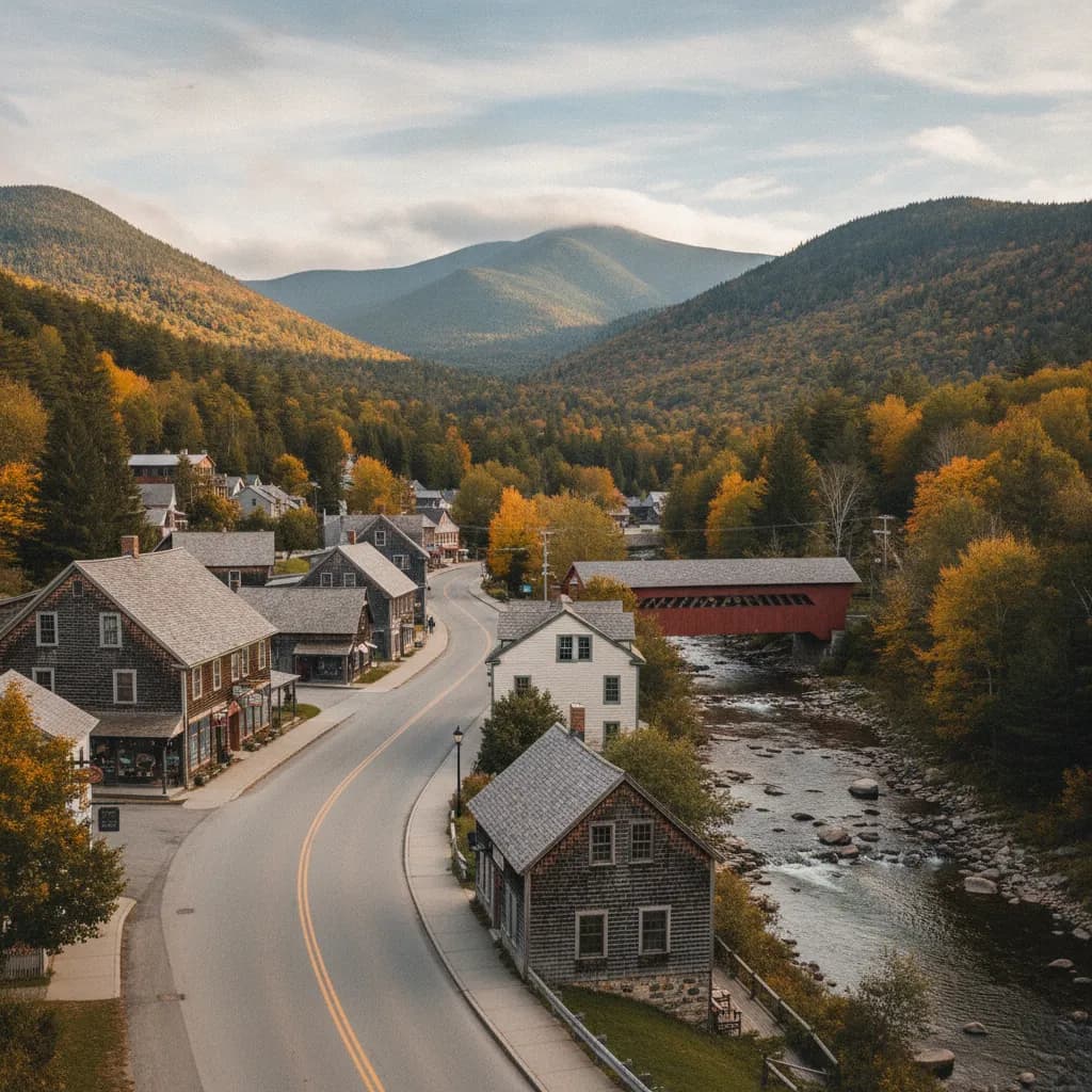 View of Bartlett, NH
