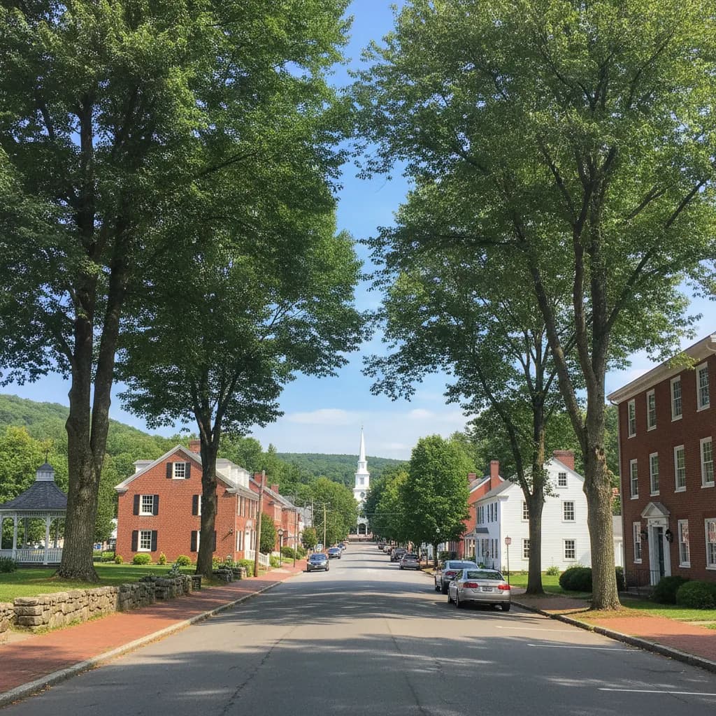 View of Chester, NH