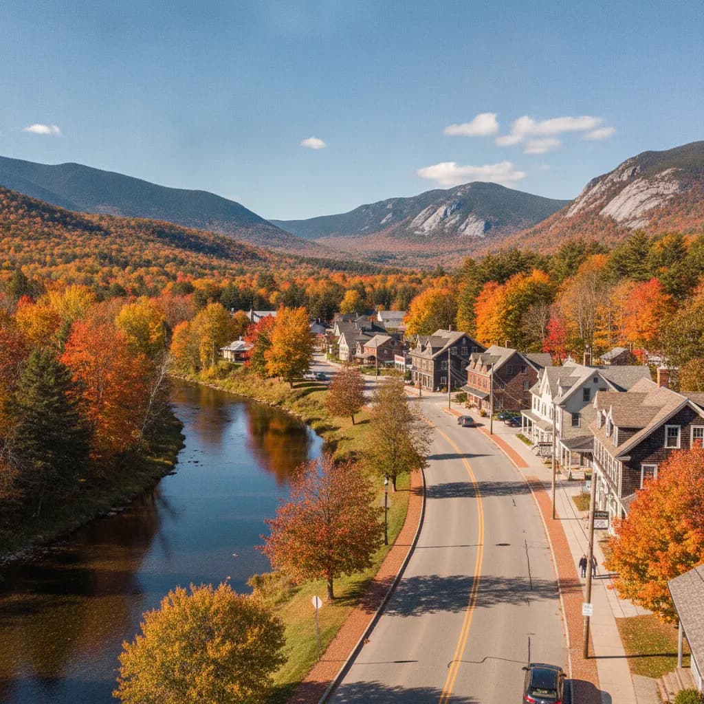 View of Conway, NH