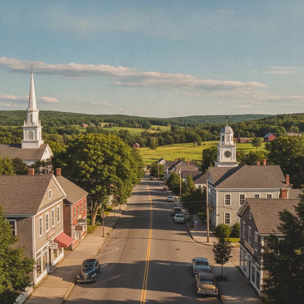 View of Deerfield, NH