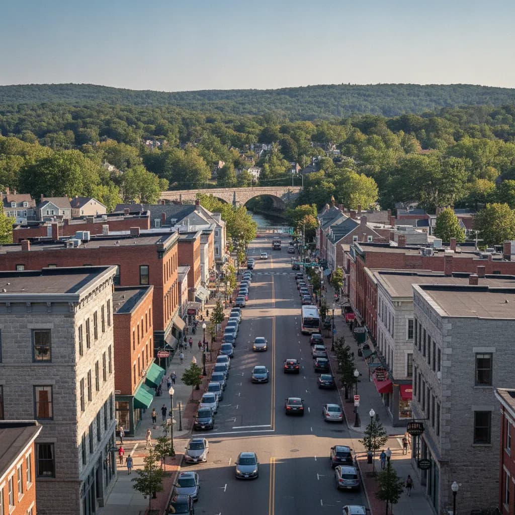 View of Dover, NH