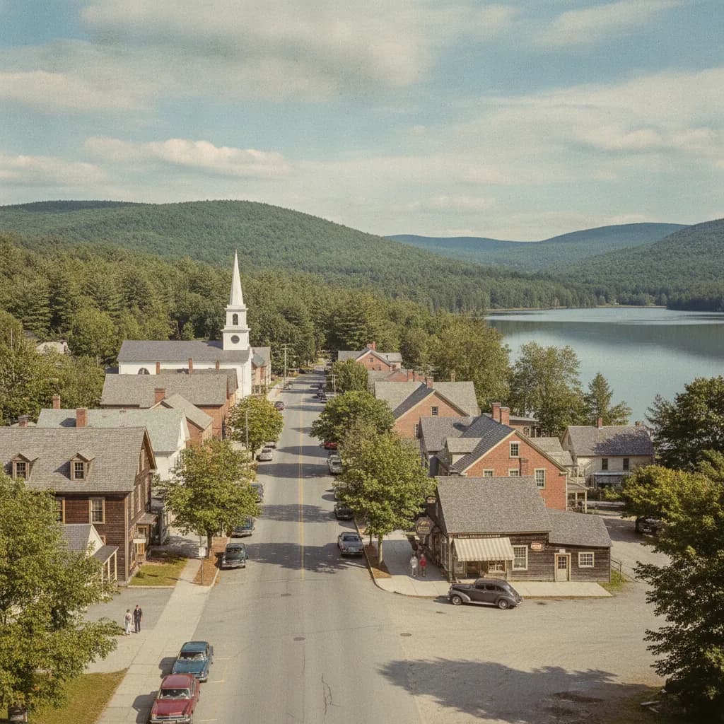 View of Enfield, NH