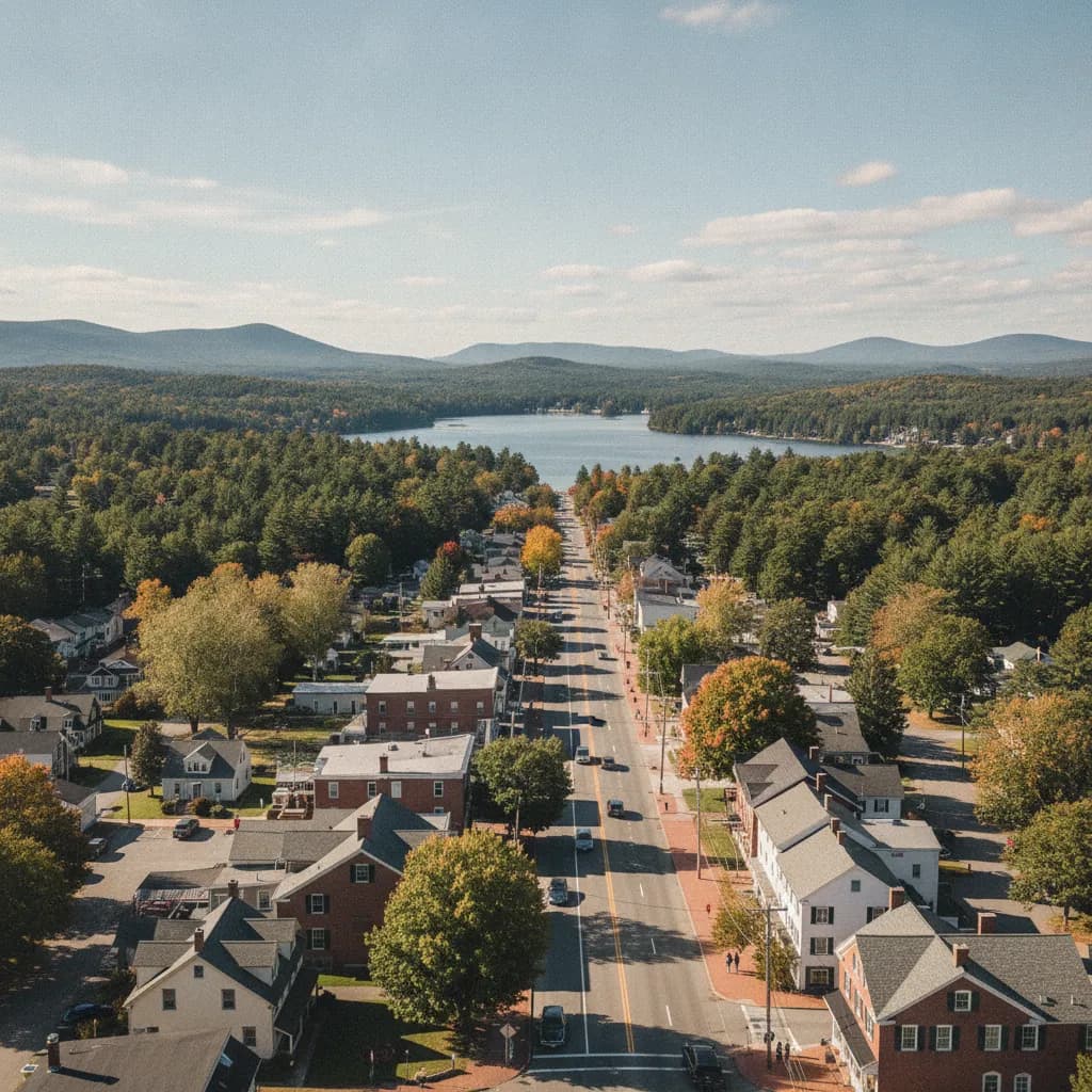 View of Gilford, NH
