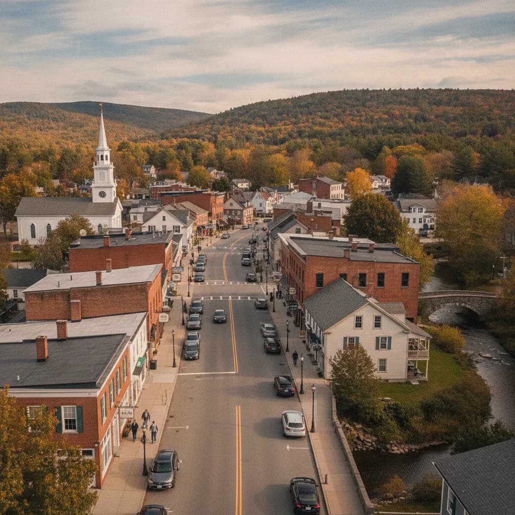 View of Hillsborough, NH