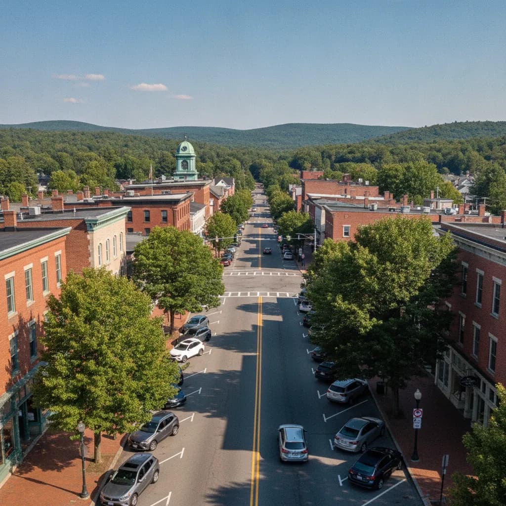 View of Lebanon, NH